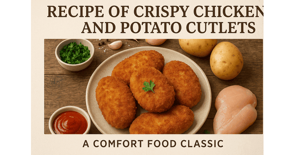 Recipe of Crispy Chicken and Potato Cutlets
