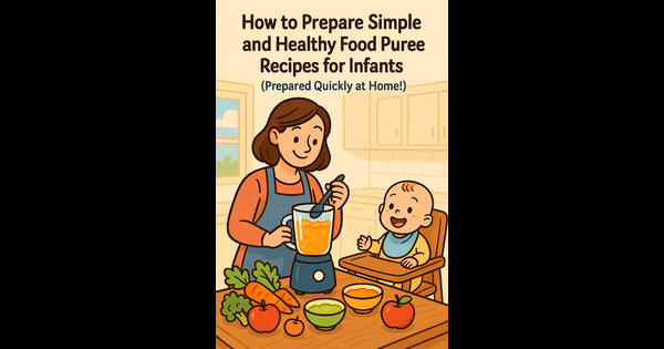 How to Prepare Simple and Healthy Food Puree Recipes for Infants (Prepared Quickly at Home!)